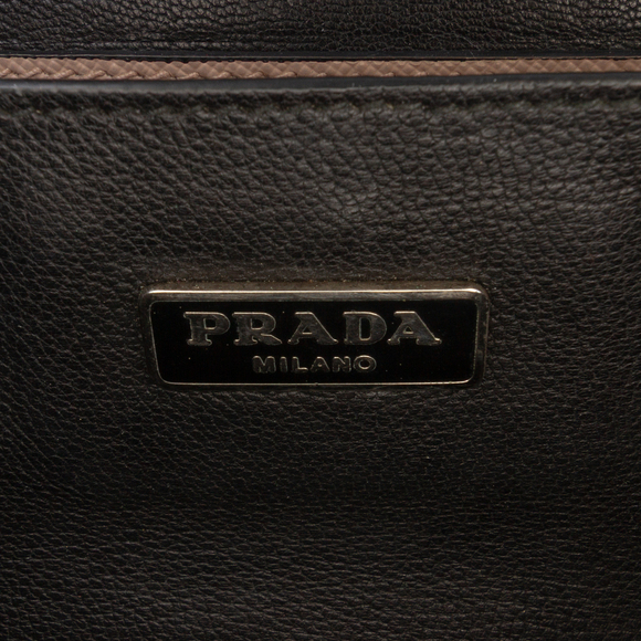 Pre-Loved Prada Mini Saffiano Lux Sound Lock Satchel